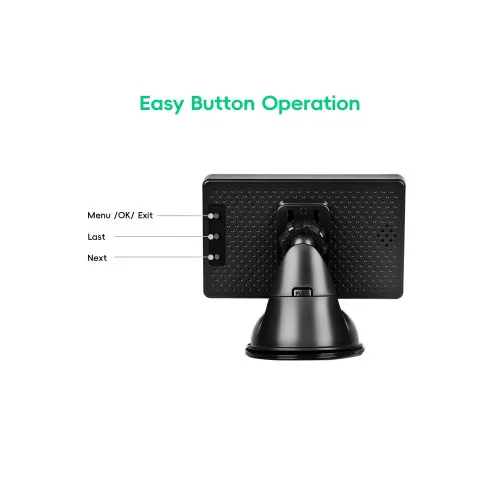 Kit camera auto pentru bebelusi cu monitor 4.3 inch cu fir pentru vizualizare in timp real — imaginea 4