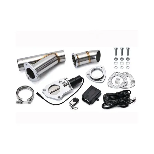 Kit cut off valve V evacuare auto cu telecomanda si colier V-band 76 mm inox — imaginea 2