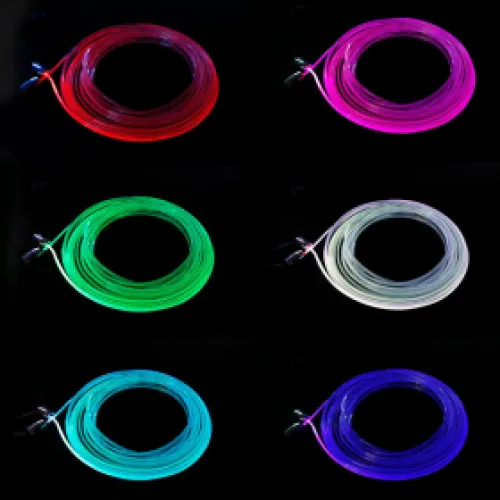 KIT FIR NEON LED RGB + BANDA LED RGB 22CM CU TELECOMANDA RF. SPT54ARW 12V — imaginea 5