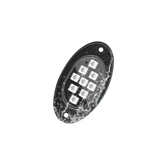 Kit lumini sub masina LED RGB Rock Light 4 module 12V cu aplicatie Bluetooth — imaginea 3