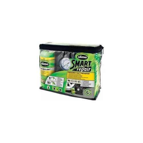 Kit pentru pană cu soluție de reparație anvelope Slime și Compresor 473ml