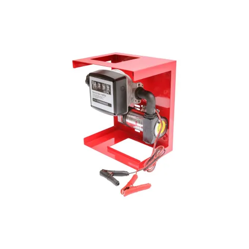 Kit pompa transfer motorina 12V debit 40L/min cu contor furtun aspiratie 1.5m furtun transfer 4m si pistol — imaginea 4