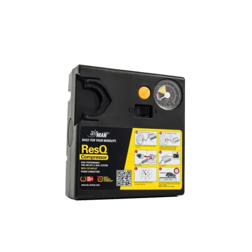Kit reparatie pana anvelopa AIRMAN ResQ 12V cu compresor si solutie etansare 450ml — imaginea 2