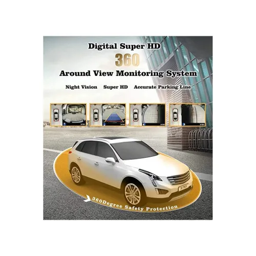 Kit sistem camere DVR 360, 3D cu 4 camere wide, vedere nocturnă, 1080P, fără unghi mort — imaginea 2