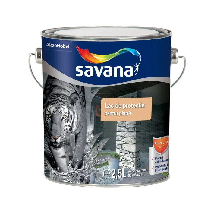 Lac de protectie pentru piatra Savana, interior / exterior, transparent, 2.5 L