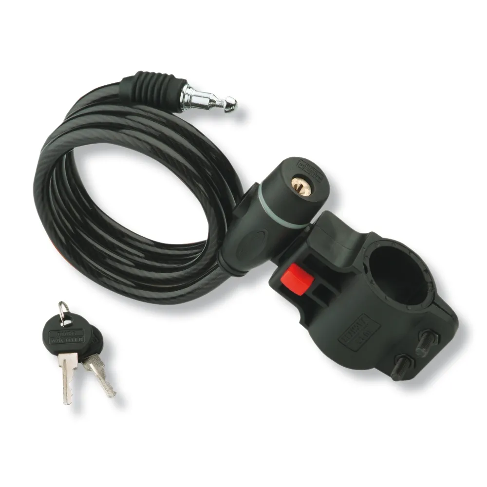 Lacat antifurt bicicleta 1260, cu cheie si suport prindere, 100 cm