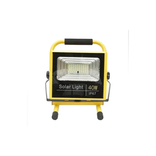 Lampa de lucru LED portabila 40W, 8000K cu acumulator LifePO4 2x6000mAh telecomanda si cadru stativ IP67 Breckner Germany — imaginea 2