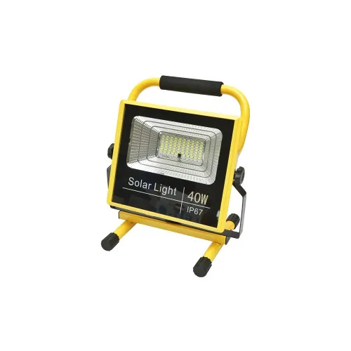 Lampa de lucru LED portabila 40W, 8000K cu acumulator LifePO4 2x6000mAh telecomanda si cadru stativ IP67 Breckner Germany
