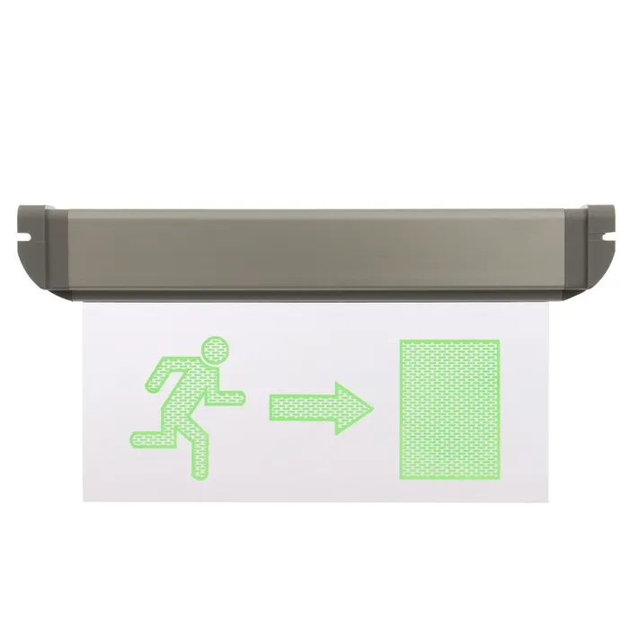 Lampa exit sageata stanga / dreapta 3114, pentru evacuare de urgenta, 6 LED, autonomie 3 ore