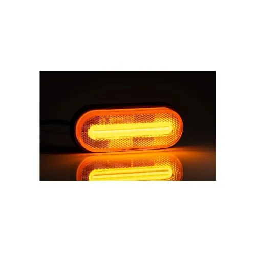 Lampa gabarit 124x51 LED galbena 12-36V Fristom — imaginea 3