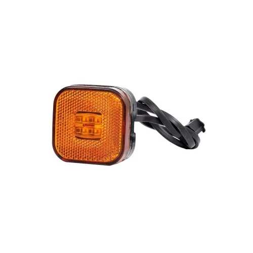 Lampa gabarit auto 62x62 LED galbena 12-36V Fristom — imaginea 4