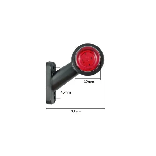 Lampa gabarit auto LED 12 SMD alb rosu 12V 24V Cod: FR 0107 — imaginea 3