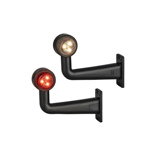 Lampa gabarit auto LED 12V 24V pentru camion remorca semiremorca lungime 17 cm — imaginea 2