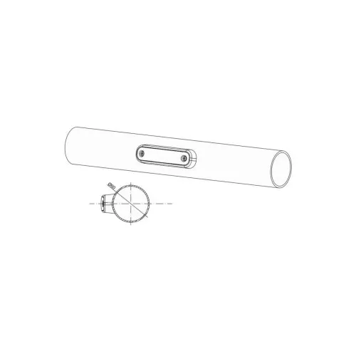 Lampa gabarit auto LED alba 110x30.5 mm 12-36V Fristom — imaginea 4