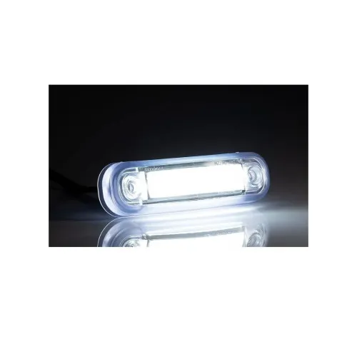 Lampa gabarit auto LED alba 110x30.5 mm 12-36V Fristom — imaginea 2