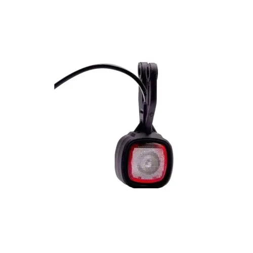 Lampa gabarit auto LED cu brat 102 mm rosie alba 12-36V IP68 Fristom — imaginea 8