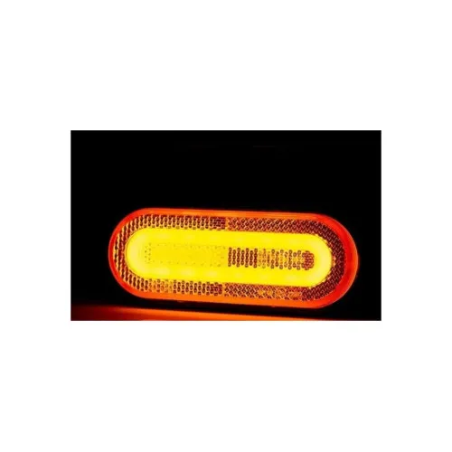 Lampa gabarit auto LED galbena 121x47 mm 12-36V Fristom — imaginea 2
