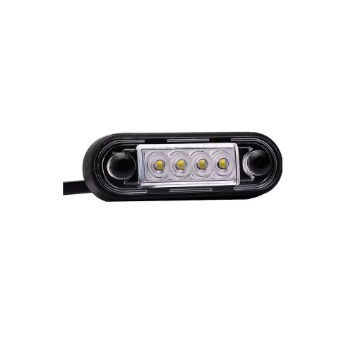 Lampa gabarit auto LED slim galbena 84x27 mm 12-36V cu garnituri bullbar Fristom