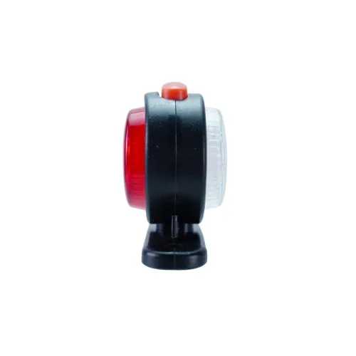 Lampa gabarit LED auto rotunda neon alb rosu 12V 24V — imaginea 2