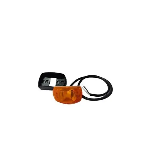 Lampa gabarit LED galbena 71x42x25 mm 12V-24V IP68 omologare E9 Fristom — imaginea 4