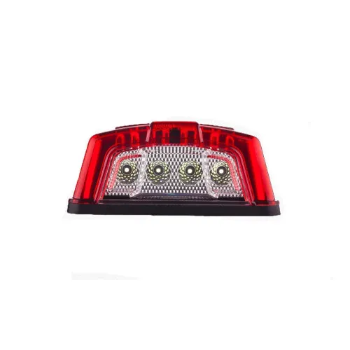 Lampa iluminare numar inmatriculare LED Neon universala 12-24V cu pozitie rosie