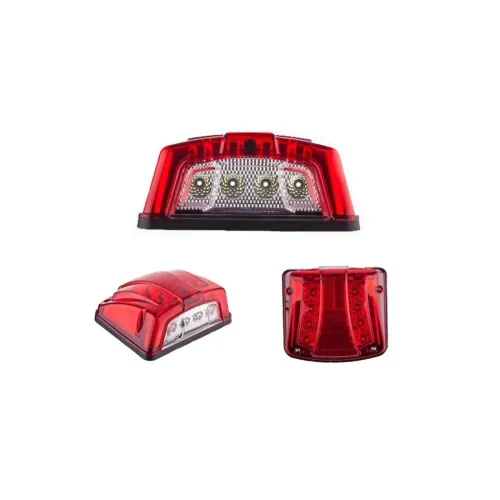 Lampa iluminare numar inmatriculare LED Neon universala 12-24V cu pozitie rosie — imaginea 3