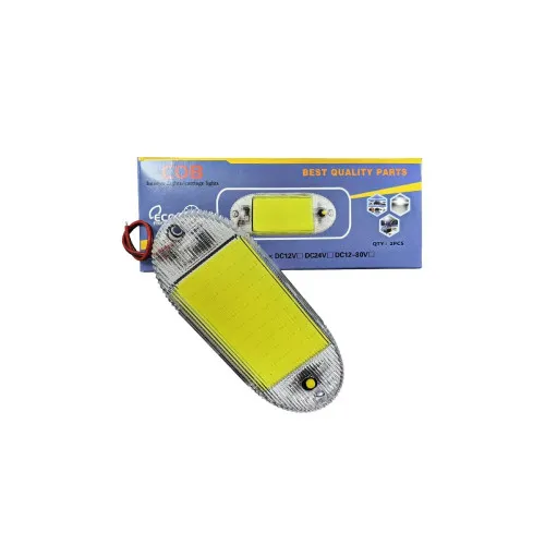 Lampa interior LED COB universala 12V-24V lumina alb rece 6500K camioane barci rulote — imaginea 3
