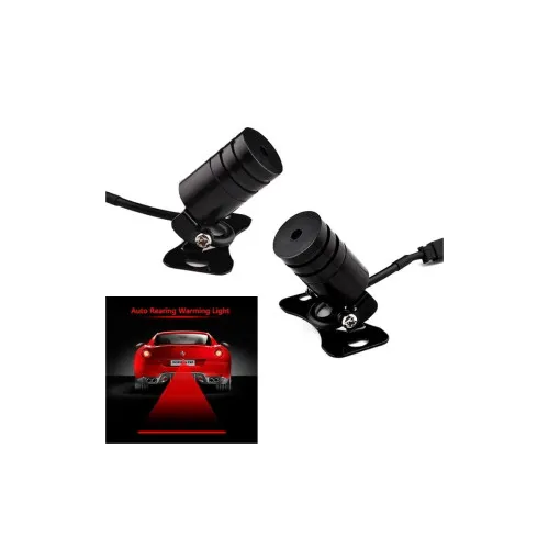 Lampa laser ceata auto 12V rosie cu suport