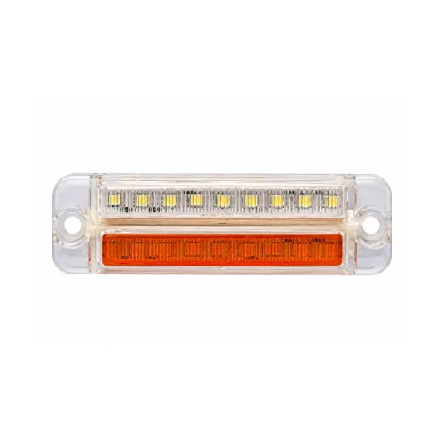 Lampa laterala LED alb galben 12V/24V 105x30x20 mm