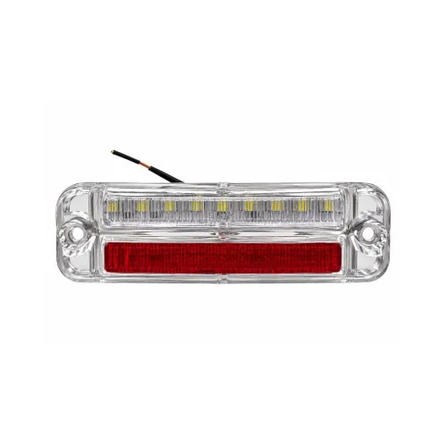 Lampa laterala LED alb rosu 12V/24V 105x30x20 mm