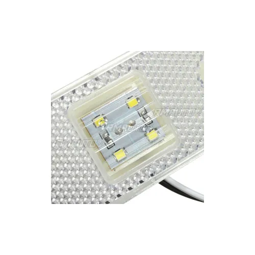 Lampa laterala LED alba 4 LED 12V/24V — imaginea 2