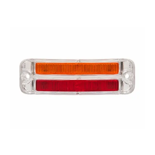 Lampa laterala LED galben rosu 12V/24V 105x30x20 mm