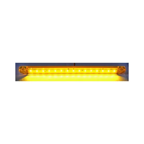 Lampa laterala LED galbena 12V/24V 240x20x10 mm — imaginea 2