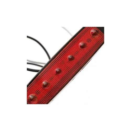Lampa laterala LED rosie 6 LED 24V 14 x 54 95x20x10 mm — imaginea 3