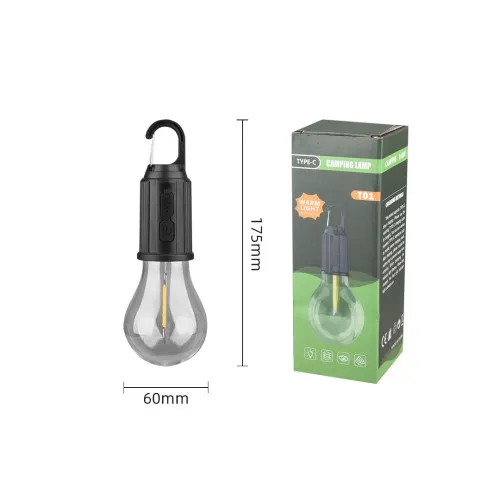 Lampa LED camping reincarcabila lumina alb cald 100lm — imaginea 2