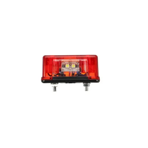 Lampa LED placuta numar universala alb rosu 12V-24V remorca rulota camion