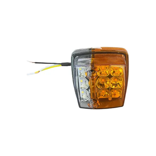 Lampa led pozitie si semnalizare culoare alb cu galben 12-24V — imaginea 2