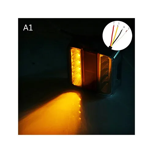 Lampa LED remorca 12V stop, semnalizare, pozitie si iluminare numar — imaginea 5