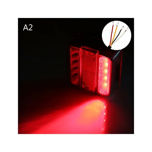 Lampa LED remorca 12V stop, semnalizare, pozitie si iluminare numar — imaginea 6