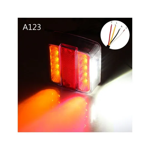 Lampa LED remorca 12V stop, semnalizare, pozitie si iluminare numar — imaginea 4