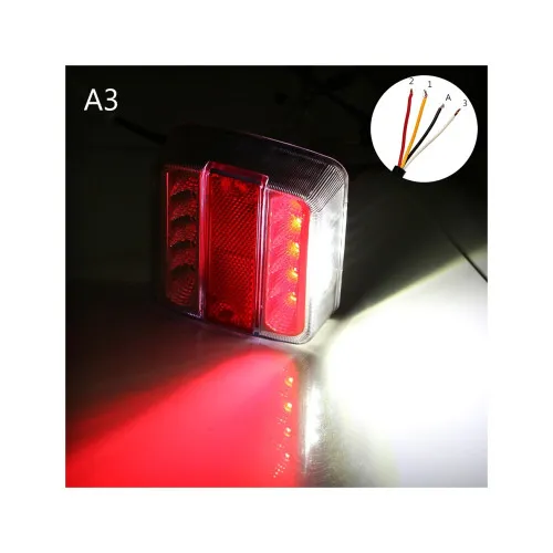 Lampa LED remorca 12V stop, semnalizare, pozitie si iluminare numar — imaginea 7