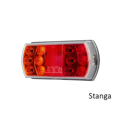 Lampa LED remorca stanga/dreapta 12V-24V stop, semnalizare, pozitie si iluminare numar — imaginea 3