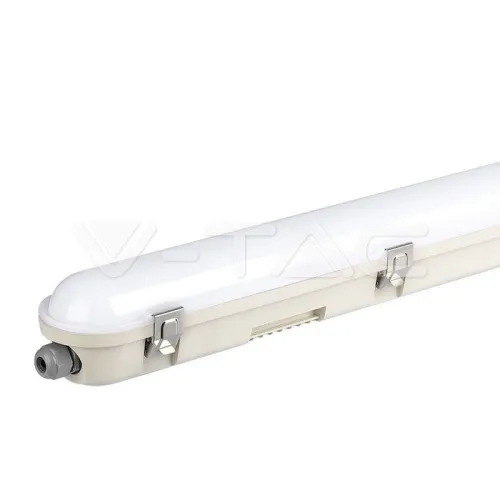 Lampa LED Rezistenta la Apa Seria M 1200mm 36W 4000K Milky Cover SS Clip 120 lm/W — imaginea 3