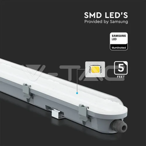 Lampa LED SAMSUNG Rezistenta la Apa Seria M 1500mm 48W 4000K Mat 120 lm/W — imaginea 3
