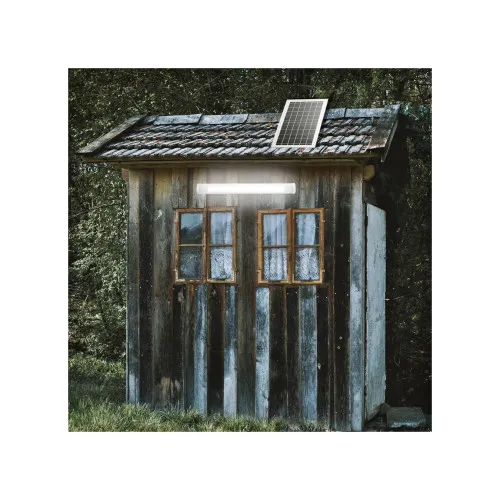 Lampa LED solara 150W 6500K cu panou solar policristalin telecomanda si acumulator 3600mAh — imaginea 6
