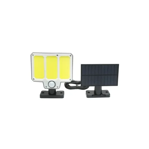 Lampa LED solara 210 LED 6000-7000K IP65 cu telecomanda si baterie 1500mAh