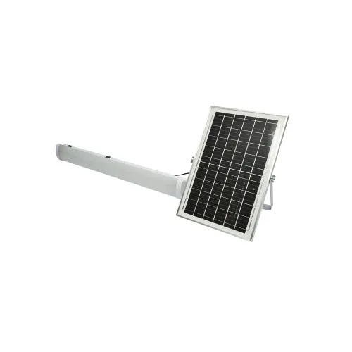 Lampa LED solara 300W 6500K cu panou solar policristalin telecomanda si acumulator 7200mAh — imaginea 2