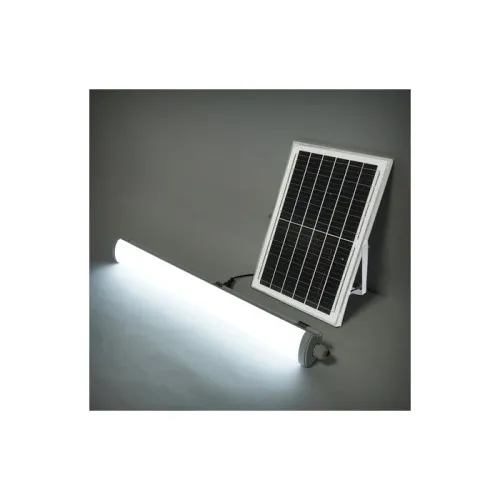 Lampa LED solara 300W 6500K cu panou solar policristalin telecomanda si acumulator 7200mAh