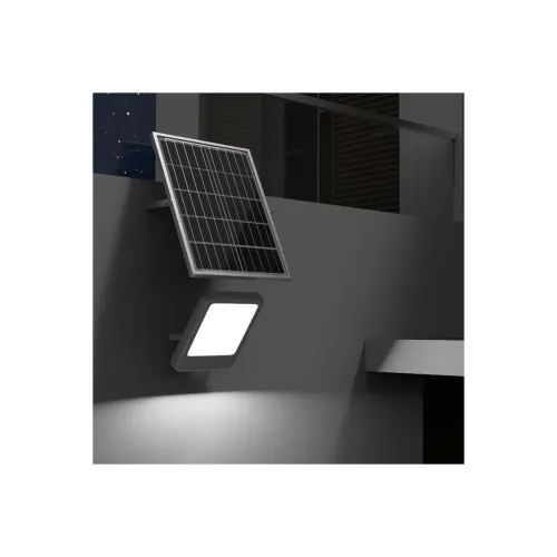 Lampa LED solara 700lm 96 LED cu panou solar 12W senzor de miscare si telecomanda — imaginea 2