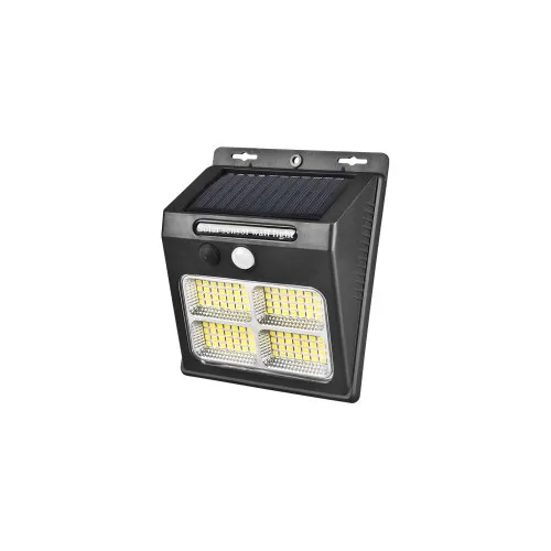 Lampa LED solara cu senzor 112 LED 2250 lumeni lumina alba rece